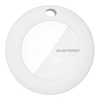Lokalizator Tag kompatybilny z Apple FindMy Bluetooth 5.2 zasięg 100m biały