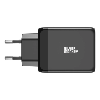  Ładowarka sieciowa GaN 65W 2x USB-C PD 1x USB-A QC 3.0 czarna - zdj. dodatkowe 3