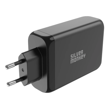  Ładowarka sieciowa GaN 130W 3x USB-C PD 1x USB-A 3.0 QC czarna - zdj. dodatkowe 3
