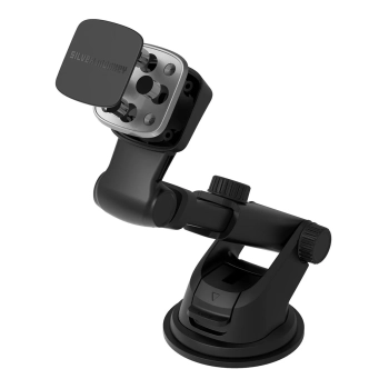  Uchwyt na telefon magnetyczny teleskopowy na szybę i kokpit samochodu czarny - zdj. dodatkowe 2