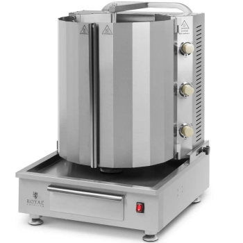  Opiekacz grill do kebaba gyrosa gazowy do 40 kg mięsa 12 kW - zdj. dodatkowe 1