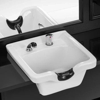  Konsola konsoleta fryzjerska barberska z myjką i lustrem 167 x 45 x 200 cm - zdj. dodatkowe 2