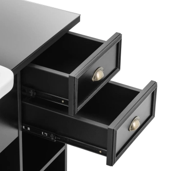  Konsola konsoleta fryzjerska barberska z myjką i lustrem 167 x 45 x 200 cm - zdj. dodatkowe 3