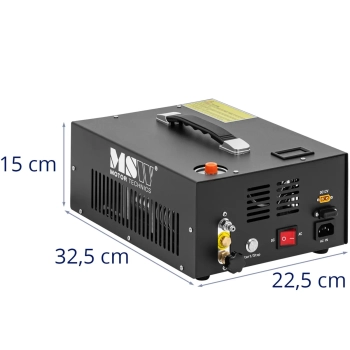  Kompresor sprężonego powietrza PCP 300 bar 12/220 V 350 W - zdj. dodatkowe 6