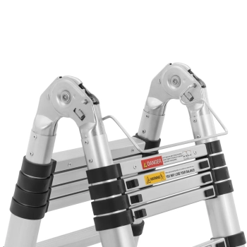  Drabina teleskopowa składana z aluminium 14 stopni 0.88-2.13/4.4 m - zdj. dodatkowe 2