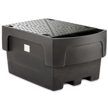  Wanna wychwytowa podstawa pod 1 zbiornik IBC 1100L plastikowa PE CEMO 10950 - zdj. dodatkowe 2