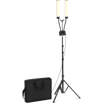  Lampa kosmetyczna do makijażu rzęs z uchwytem na smartfon LED 3200 - 5600 K 40 W - zdj. dodatkowe 1