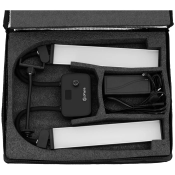  Lampa kosmetyczna do makijażu rzęs z uchwytem na smartfon LED 3200 - 5600 K 40 W - zdj. dodatkowe 3