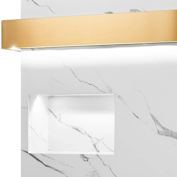  Recepcja lada recepcyjna do salonu biura hotelu z oświetleniem LED - marmur - zdj. dodatkowe 2