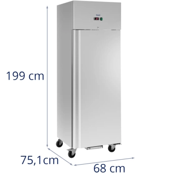  Szafa chłodnicza lodówka gastronomiczna na kółkach 2-8C 454 l - zdj. dodatkowe 6