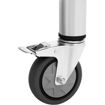  Stół blat roboczy na kółkach 2 poziomy 60 x 80 cm STAL do 135 kg - zdj. dodatkowe 2