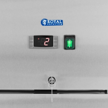  Szafa chłodnicza lodówka gastronomiczna na kółkach 2 drzwi 2-8C 750 l - zdj. dodatkowe 2