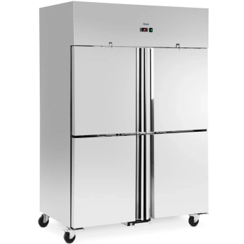  Szafa chłodnicza lodówka gastronomiczna na kółkach 4 drzwi 2-8C 1160 l - zdj. dodatkowe 1