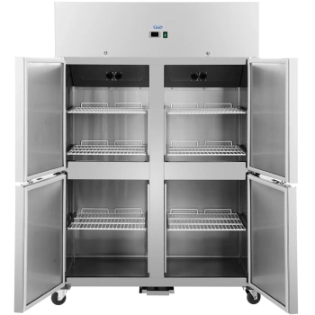  Szafa chłodnicza lodówka gastronomiczna na kółkach 4 drzwi 2-8C 1160 l - zdj. dodatkowe 4