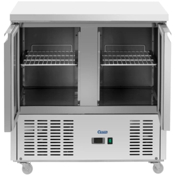  Stół chłodniczy gastronomiczny na kółkach 2 komory 240 l 90 x 70 x 95 cm - zdj. dodatkowe 1