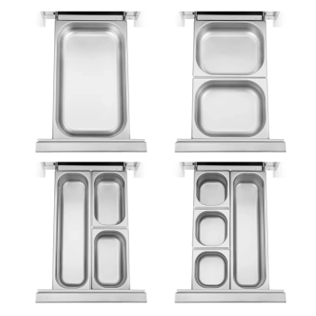  Stół chłodniczy 1 komora 2 szuflady na kółkach 240 l 90 x 70 x 95 cm - zdj. dodatkowe 6