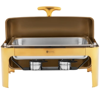  Podgrzewacz do potraw bufetowy na pastę GN 1/1 9 l - złoty - zdj. dodatkowe 4