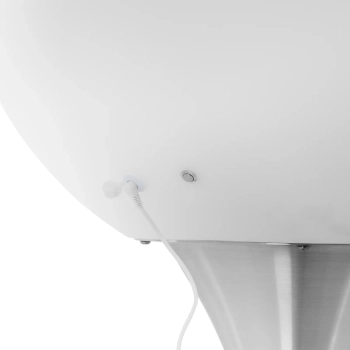  Stolik barowy klubowy podświetlany na baterie RGBW LED śr. 60 x 107 cm - biały okrągły - zdj. dodatkowe 5