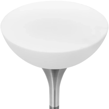  Stolik barowy klubowy podświetlany na baterie RGBW LED śr. 60 x 107 cm - biały okrągły - zdj. dodatkowe 6