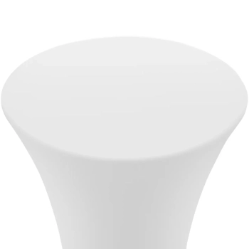  Stolik barowy klubowy podświetlany na baterie RGBW LED śr. 58 x 110 cm - biały okrągły - zdj. dodatkowe 6