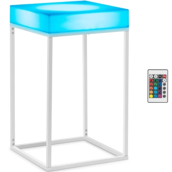  Stolik barowy klubowy kwadratowy podświetlany RGBW LED 60 x 60 x 106 cm - zdj. dodatkowe 1