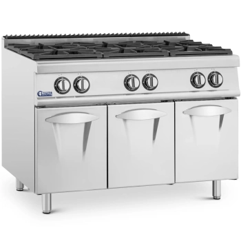  Kuchenka gazowa 6 palnikowa z szafką propan / LPG / gaz ziemny 21.6 kW - zdj. dodatkowe 1