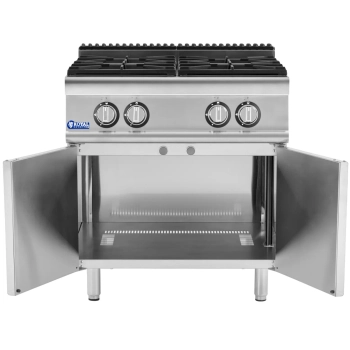  Kuchenka gazowa 4 palnikowa z szafką propan / LPG / gaz ziemny 14.3 kW - zdj. dodatkowe 1