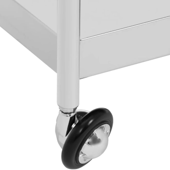  Pomocnik fryzjerski kosmetyczny 3 półki - srebrny - zdj. dodatkowe 3