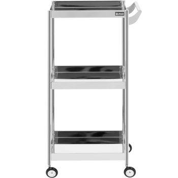  Pomocnik fryzjerski kosmetyczny 3 półki - srebrny - zdj. dodatkowe 4