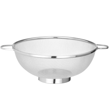 Cedzak sitko druszlak z uchwytami STAL śr. 310 x 126 mm