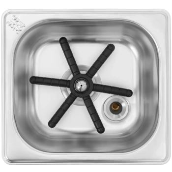  Myjka płuczka barowa ze zlewem do szklanek 20-110 mm STAL - zdj. dodatkowe 2