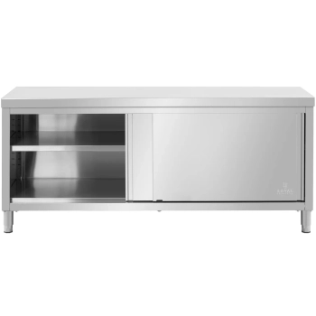  Stół gastronomiczny z szafką drzwi przesuwne 200 x 80 x 87 cm do 500 kg - zdj. dodatkowe 4
