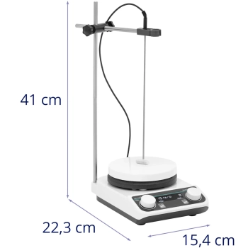 Mieszadło magnetyczne laboratoryjne z podgrzewaniem 2 l 1500 obr./min - zdj. dodatkowe 5