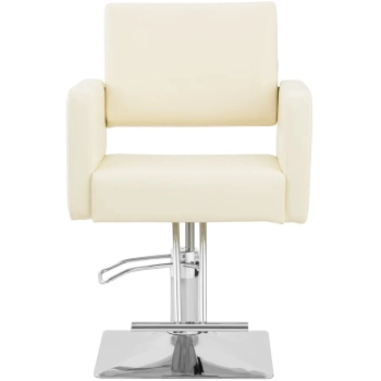  Fotel fryzjerski barberski z podnóżkiem CARLISLE - kremowy - zdj. dodatkowe 5