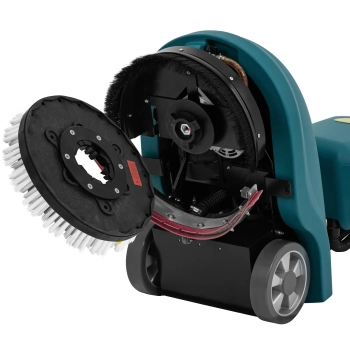  Szorowarka akumulatorowa do czyszczenia podłóg 35 cm 15 l 160 obr./min - zdj. dodatkowe 3