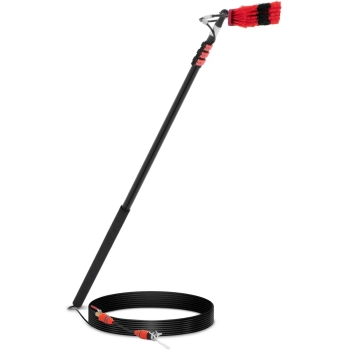  Szczotka teleskopowa z przyłączem wody do mycia okien paneli szer. 35 cm 165-540 cm - zdj. dodatkowe 1