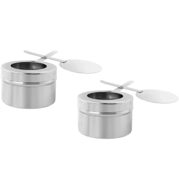  Podgrzewacz bemar bufetowy do potraw na pastę okrągły z pokrywą rolltop 6 l - złoty - zdj. dodatkowe 2