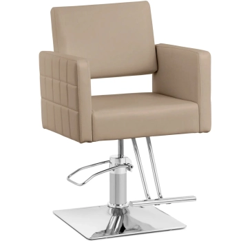  Fotel fryzjerski barberski kosmetyczny z podnóżkiem Physa RIBBLETON - beżowy - zdj. dodatkowe 1