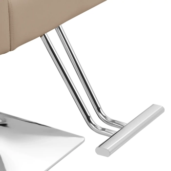  Fotel fryzjerski barberski kosmetyczny z podnóżkiem Physa RIBBLETON - beżowy - zdj. dodatkowe 3