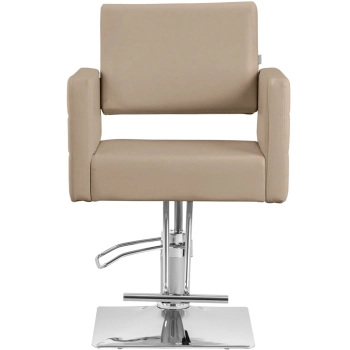  Fotel fryzjerski barberski kosmetyczny z podnóżkiem Physa RIBBLETON - beżowy - zdj. dodatkowe 5