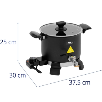  Topiarka topielnik elektryczny do wosku do świec 5 l 1200 W - zdj. dodatkowe 5