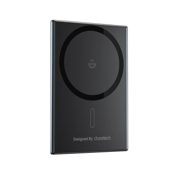  Powerbank indukcyjny 2000mAh super cienki 5W MagSafe Qi - czarny - zdj. dodatkowe 1