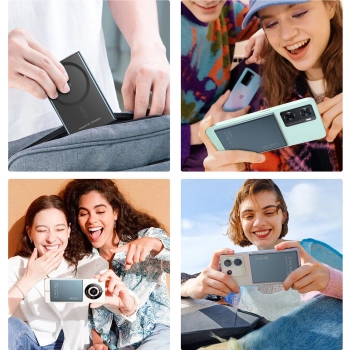  Powerbank indukcyjny 2000mAh super cienki 5W MagSafe Qi - czarny - zdj. dodatkowe 6