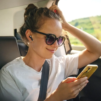  Słuchawki Sounfii R4 bezprzewodowe Bluetooth 5.3 ENC - czarne - zdj. dodatkowe 10