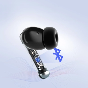  Słuchawki Sounfii R4 bezprzewodowe Bluetooth 5.3 ENC - czarne - zdj. dodatkowe 8