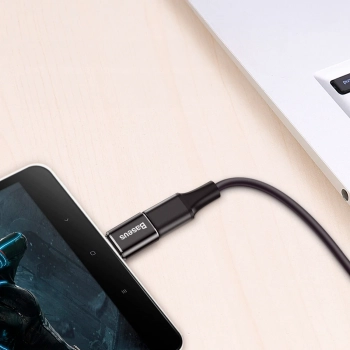  Adapter Mini przejściówka z micro USB na USB-C - czarny - zdj. dodatkowe 7