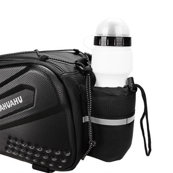  Torba rowerowa 10l na bagażnik z kieszeniami bocznymi 38.5x19.5x16cm - czarna - zdj. dodatkowe 9