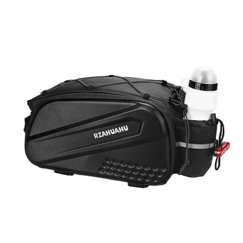  Torba rowerowa 10l na bagażnik z kieszeniami bocznymi 38.5x19.5x16cm - czarna - zdj. dodatkowe 8