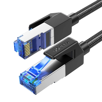  Kabel sieciowy patchcord Ethernet RJ45 Cat8 miedziany rdzeń 1.5m - czarny - zdj. dodatkowe 2