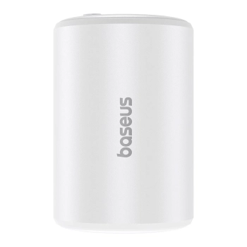 2w1 Pompka turystyczna do materaca i latarką LED PocketGo Pro - biała